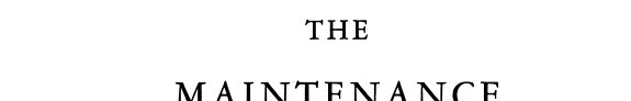 Couverture : The maintenance of free trade.