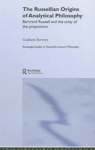 Couverture : The Russellian origins of analytical philosophy