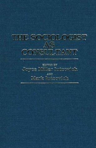 Couverture : The Sociologist as consultant