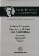 Couverture : Pattern formation