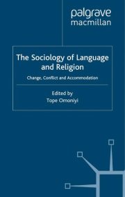 Couverture : Sociology of Language and Religion