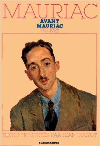 Couverture : Mauriac avant Mauriac