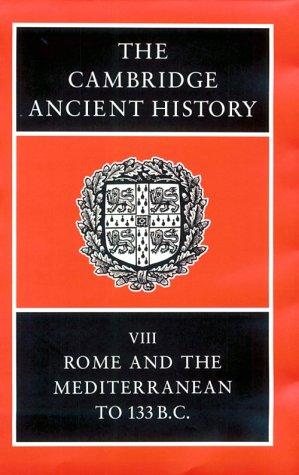 Couverture : The Cambridge Ancient History, Volume 8