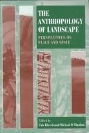 Couverture : The anthropology of landscape