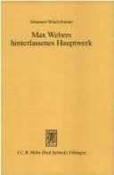 Couverture : Max Webers hinterlassenes Hauptwerk