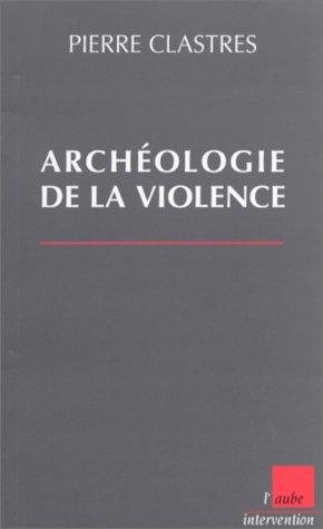 Couverture : Archéologie de la violence