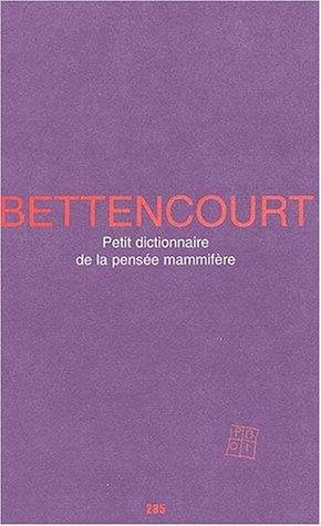 Couverture : Petit dictionnaire de la pensée mammifère
