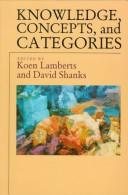 Couverture : Knowledge, concepts, and categories