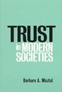 Couverture : Trust in modern societies