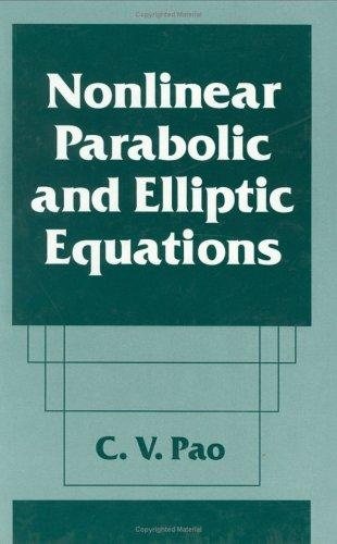 Couverture : Nonlinear parabolic and elliptic equations