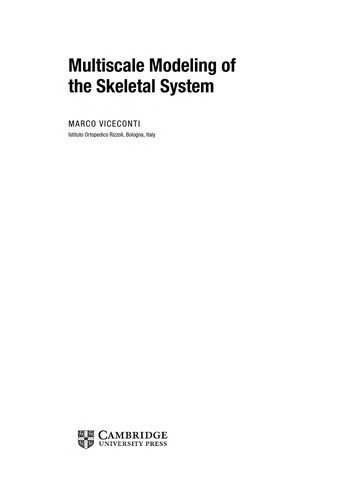 Couverture : Multiscale Modeling of the Skeletal System