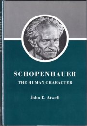 Couverture : Schopenhauer