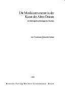 Couverture : Die Musikinstrumente in der Kunst des Alten Orients