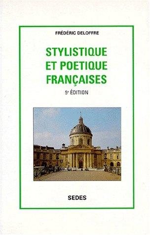 Couverture : Stylistique et poétique françaises