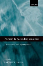 Couverture : Primary and secondary qualities