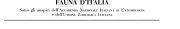 Couverture : Fauna d'Italia