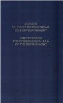 Couverture : L' Avenir du droit international de l'environnement