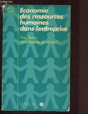 Couverture : Économie des ressources humaines dans l'entreprise