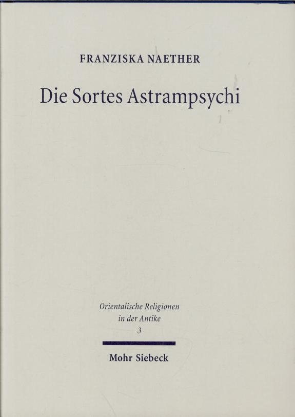 Couverture : Die Sortes Astrampsychi
