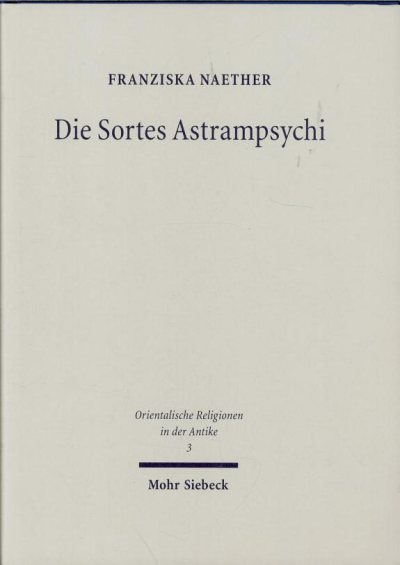 Couverture : Die Sortes Astrampsychi
