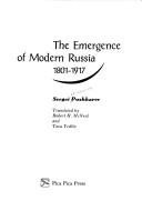 Couverture : The emergence of modern Russia, 1801-1917