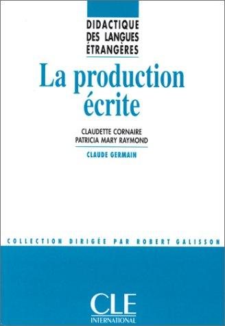 Couverture : La production écrite