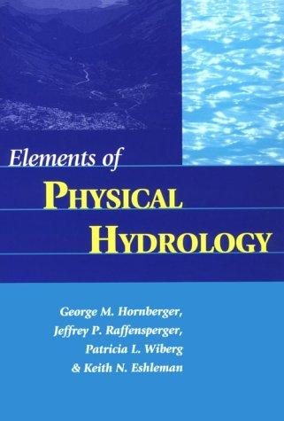 Couverture : Elements of physical hydrology