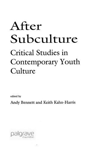 Couverture : After subculture