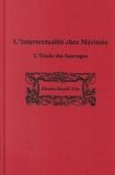 Couverture : L' intertextualité chez Merimée