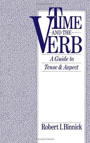 Couverture : Time and the Verb