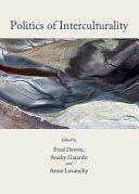 Couverture : Politics of interculturality