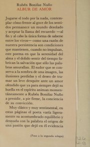 Couverture : Albur de amor