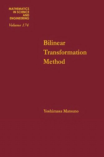 Couverture : Bilinear transformation method