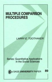 Couverture : Multiple comparison procedures