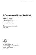 Couverture : A computational logic handbook