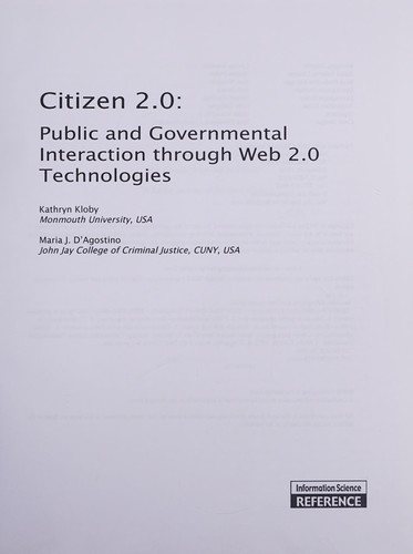 Couverture : Citizen 2.0