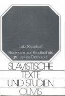 Couverture : Rückkehr zur Kindheit als groteskes Denkspiel