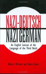 Couverture : Nazi-Deutsch/Nazi-German
