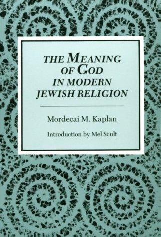 Couverture : The meaning of God in modern Jewish religion