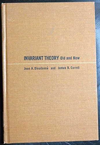 Couverture : Invariant theory, old and new
