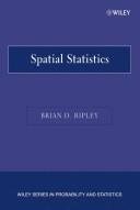 Couverture : Spatial statistics