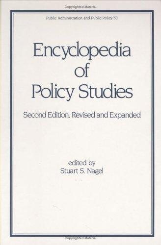 Couverture : Encyclopedia of policy studies