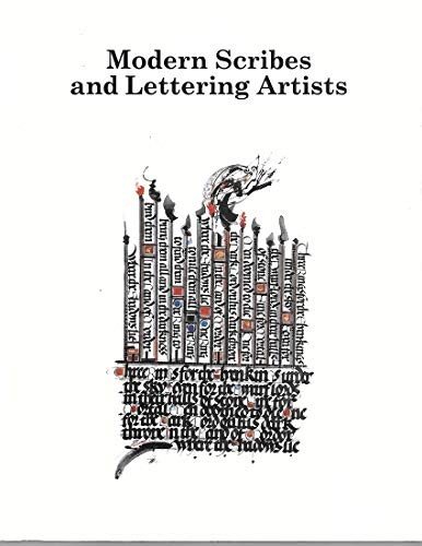 Couverture : Modern scribes and lettering artists.