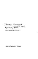Couverture : Thomas Heywood