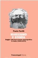 Couverture : Marxismo e storia