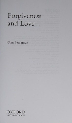 Couverture : Forgiveness and Love