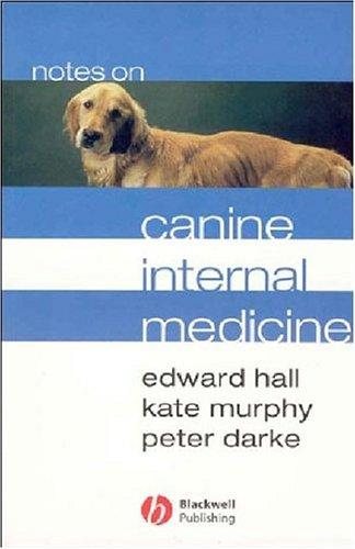 Couverture : Notes on canine internal medicine