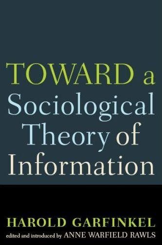 Couverture : Sociology of Information