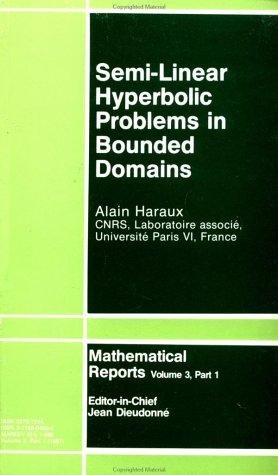 Couverture : Semi-linear hyperbolic problems in bounded domains