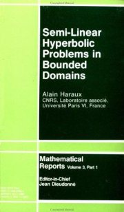 Couverture : Semi-linear hyperbolic problems in bounded domains